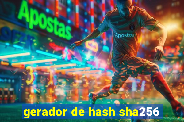 gerador de hash sha256